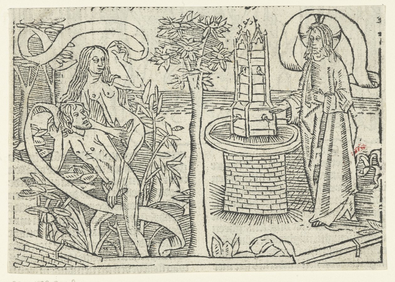 Wypędzenie z raju autorstwa Master of Delft (attributed to)