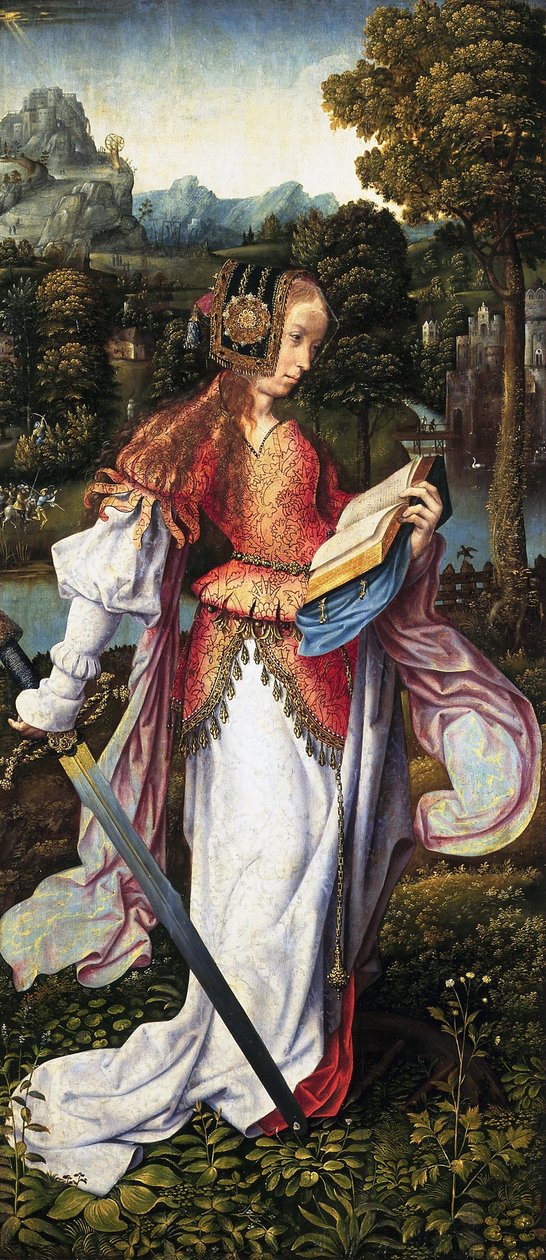Święta Katarzyna autorstwa Master of Frankfurt
