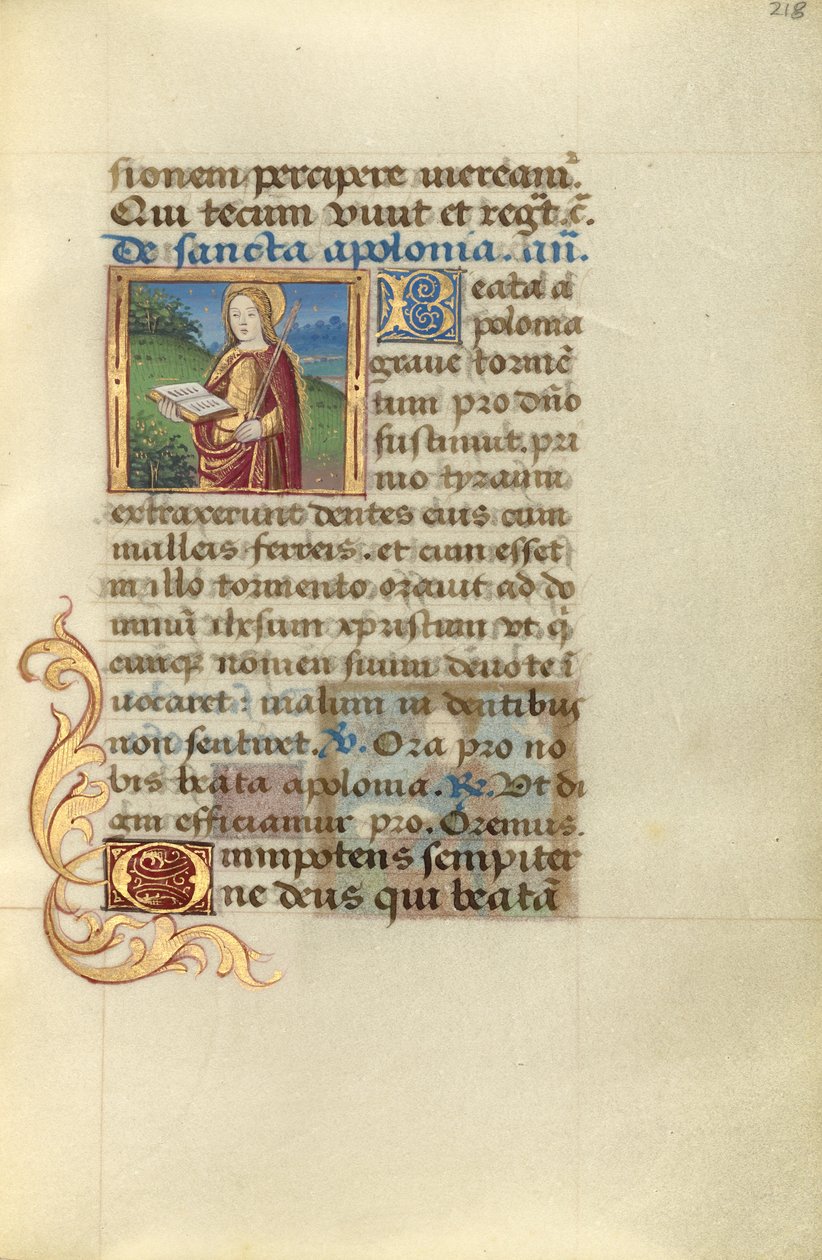 Święta Apollonia autorstwa Master of Jacques de Besançon