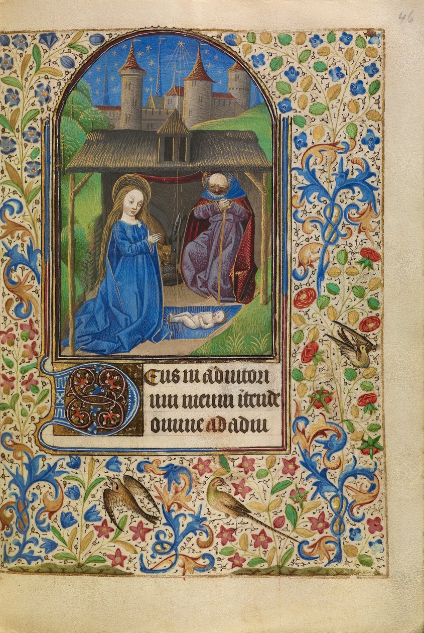 Narodzenie Pańskie autorstwa Master of Jacques of Luxembourg
