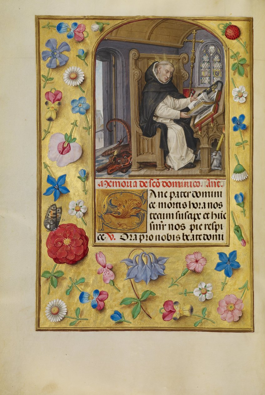 Święty Dominik autorstwa Master of James IV of Scotland