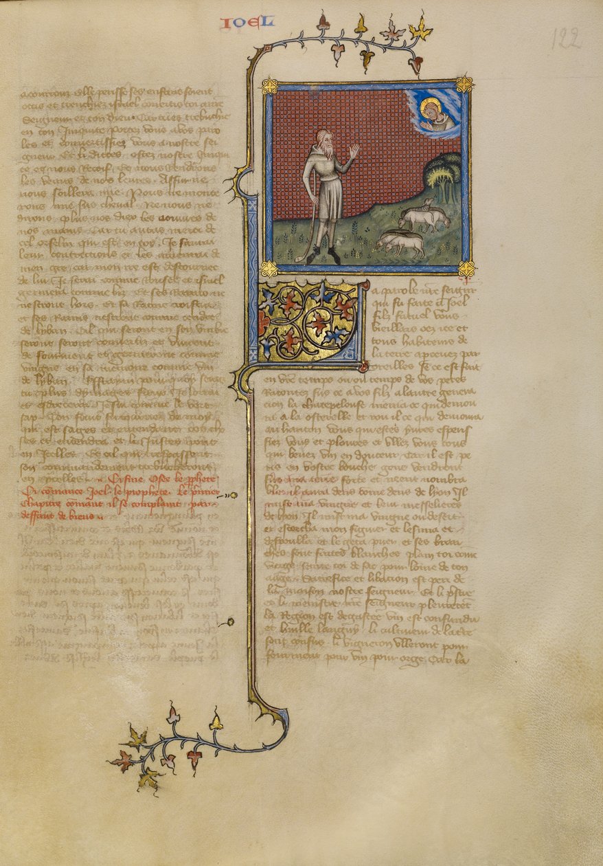 Bóg przemawiający do Joela autorstwa Master of Jean de Mandeville