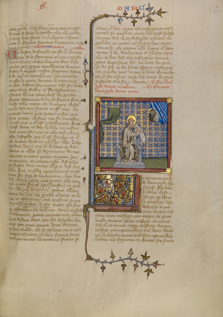 Święty Marek autorstwa Master of Jean de Mandeville