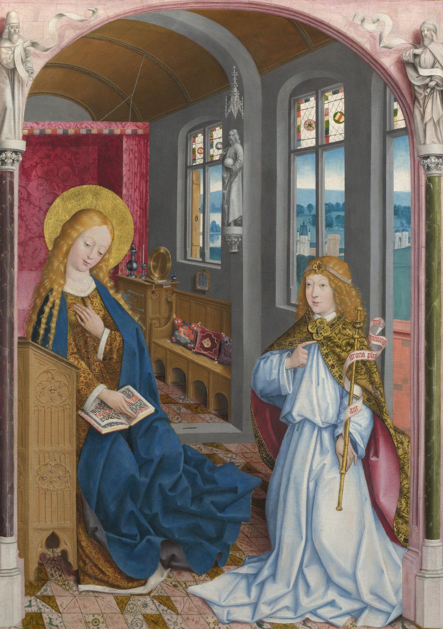 Ołtarz Zwiastowania Zmartwychwstania, ca. 1470-1480 autorstwa Master of Liesborn