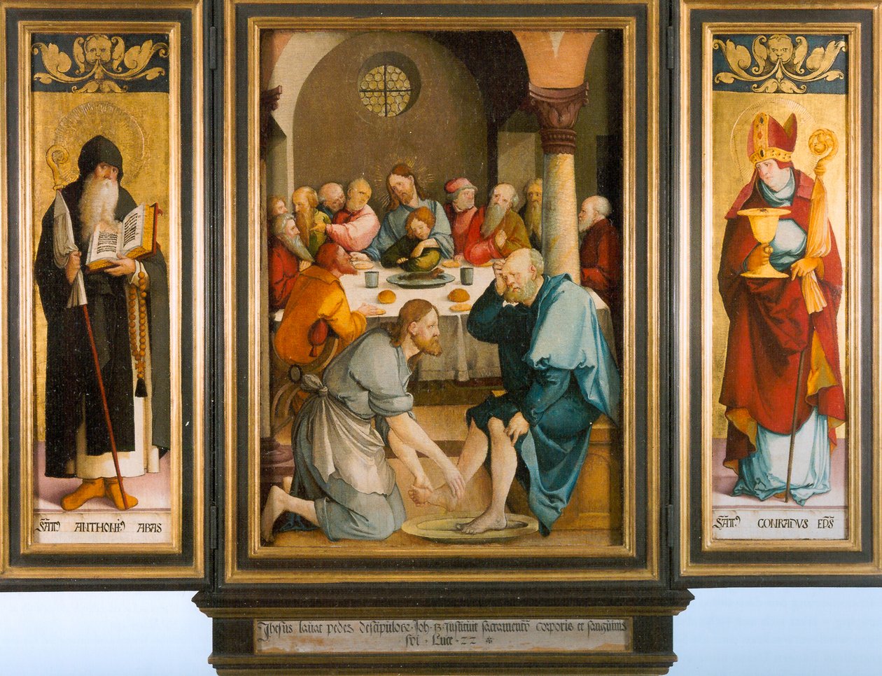 Ołtarz komunijny z St. Gallen autorstwa Master of Messkirch