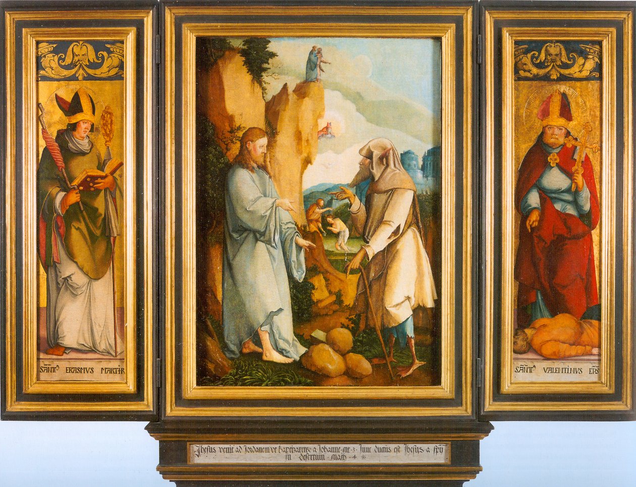 Kołowrotek pokusy z St. Gallen autorstwa Master of Messkirch