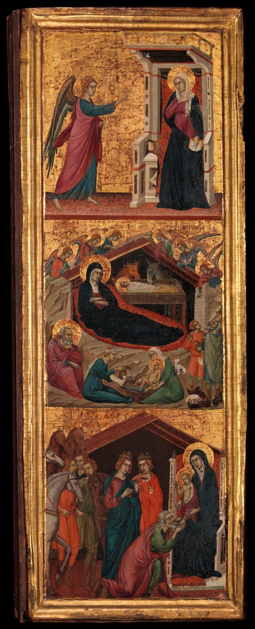 Święci i Sceny z Życia Marii, ca. 1320. autorstwa Master of Monte Oliveto