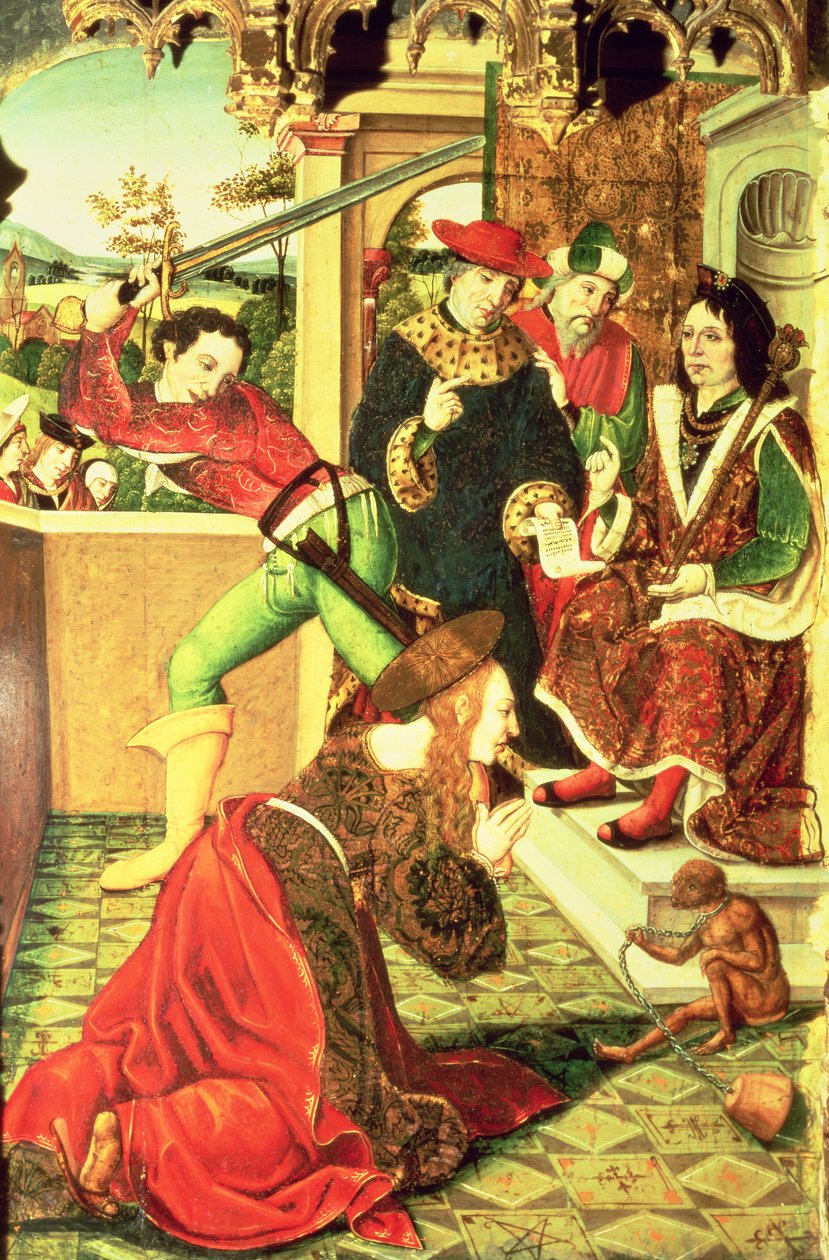 Męczeństwo św. Eulalii z Meridy autorstwa Master of Paredes