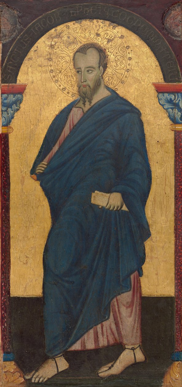 Św. Jakub Mniejszy autorstwa Master of Saint Francis