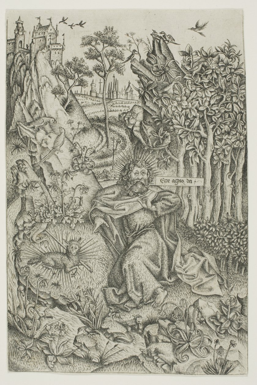 Św. Jan Chrzciciel na pustkowiu autorstwa Master of Saint John the Baptist