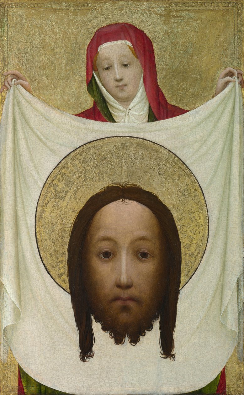 Św. Weronika z Sudarium, ok. 1420 autorstwa Master of Saint Veronica