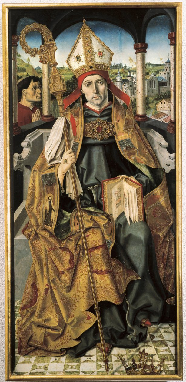 Portret św. Ludwika z Tuluzy autorstwa Master of San Ildefonso