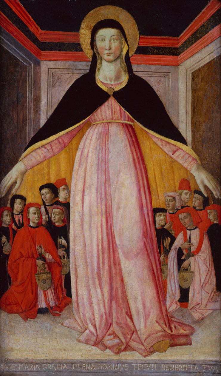 Madonna Miłosierdzia autorstwa Master of San Miniato