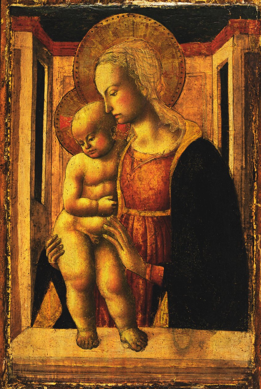 Madonna z Dzieciątkiem autorstwa Master of San Miniato