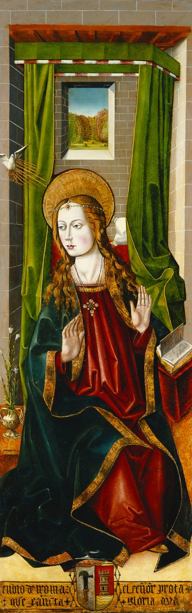 Wniebowzięcie Magdaleny; i Zwiastowanie autorstwa Master of Santa Maria de la