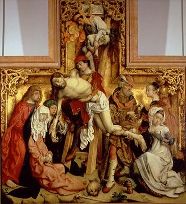 Zejście z krzyża (olej na desce) autorstwa Master of St. Bartholemew