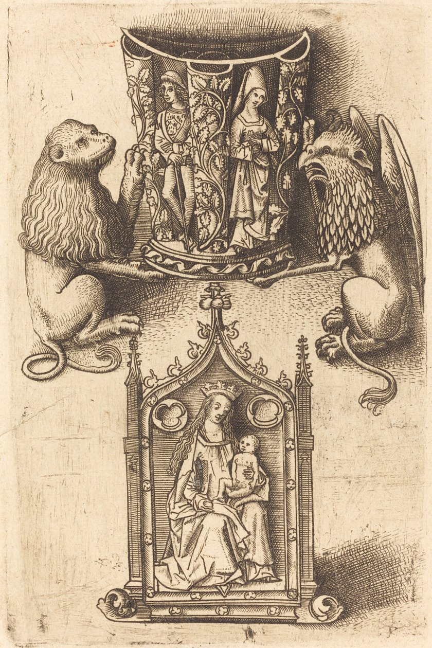 Projekt dla zlewki i pax autorstwa Master of St. Sebastian