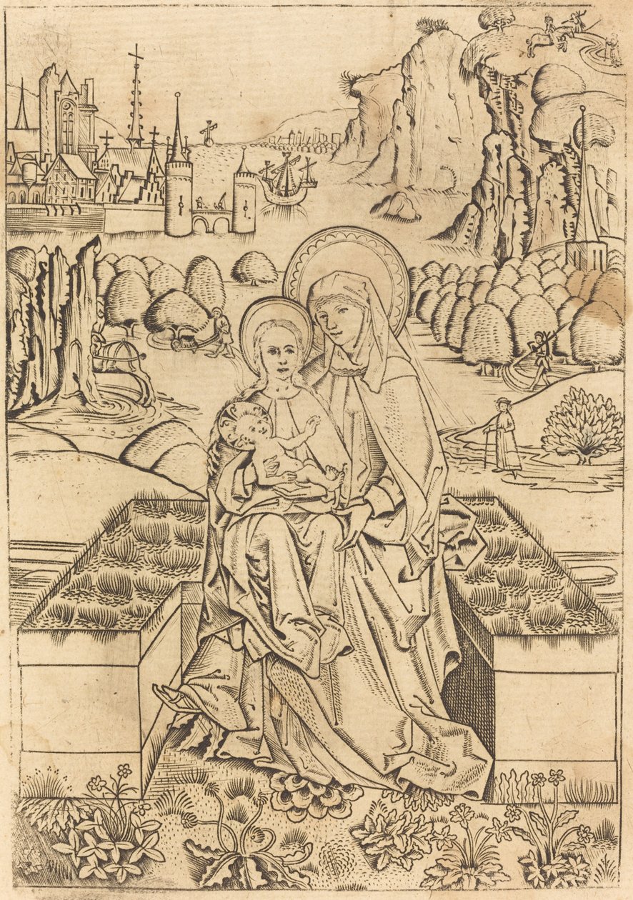 Madonna z Dzieciątkiem ze św. Anną autorstwa Master of St. Sebastian