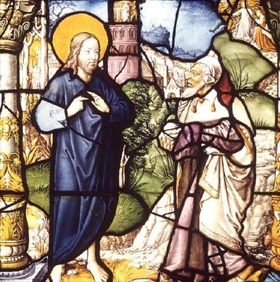Kuszenie Chrystusa, okno, Szkoła Kolońska, I poł. XVI w. (witraż) autorstwa Master of St. Severin