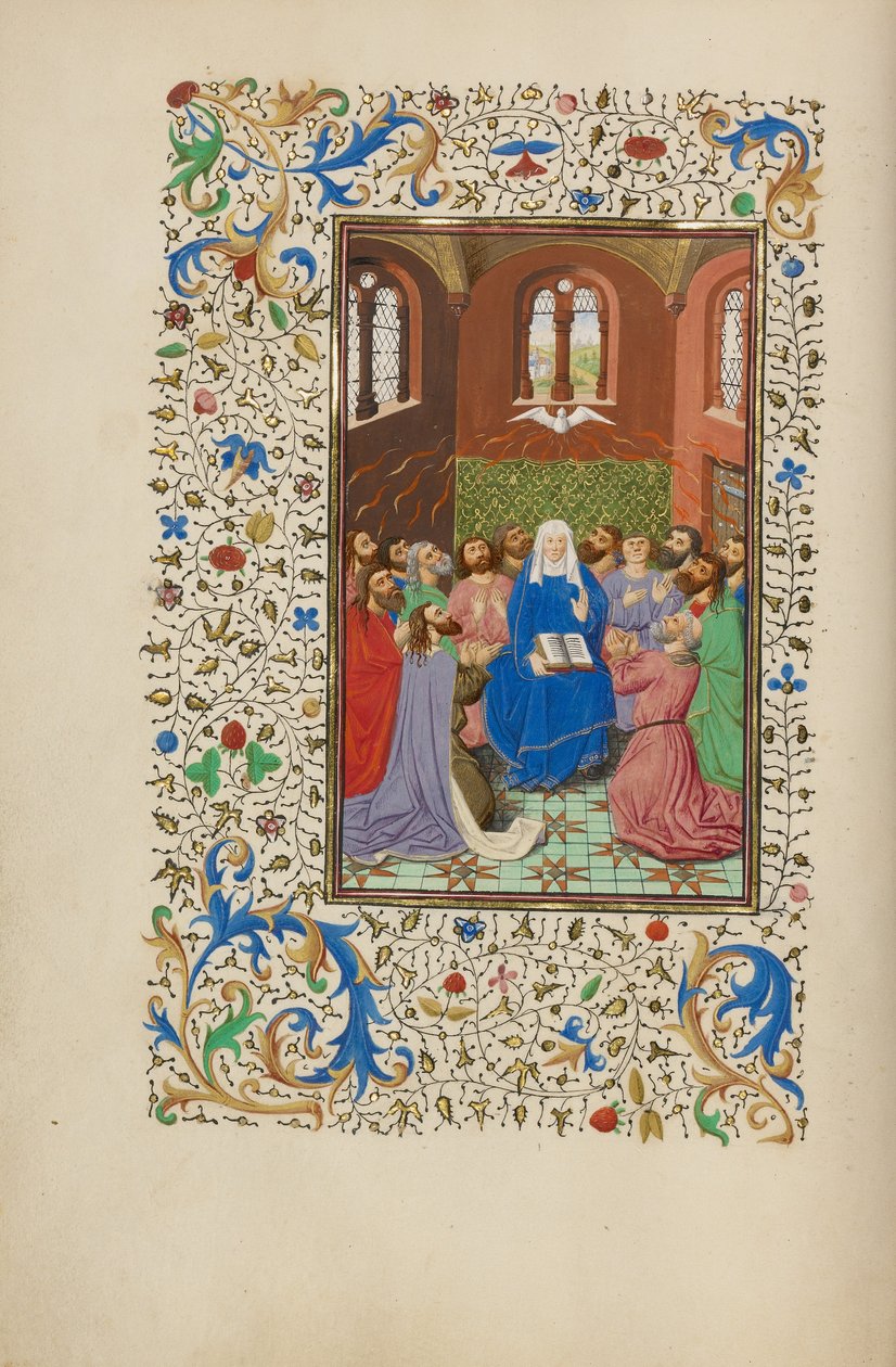 Zesłanie Ducha Świętego autorstwa Master of Wauquelins Alexander