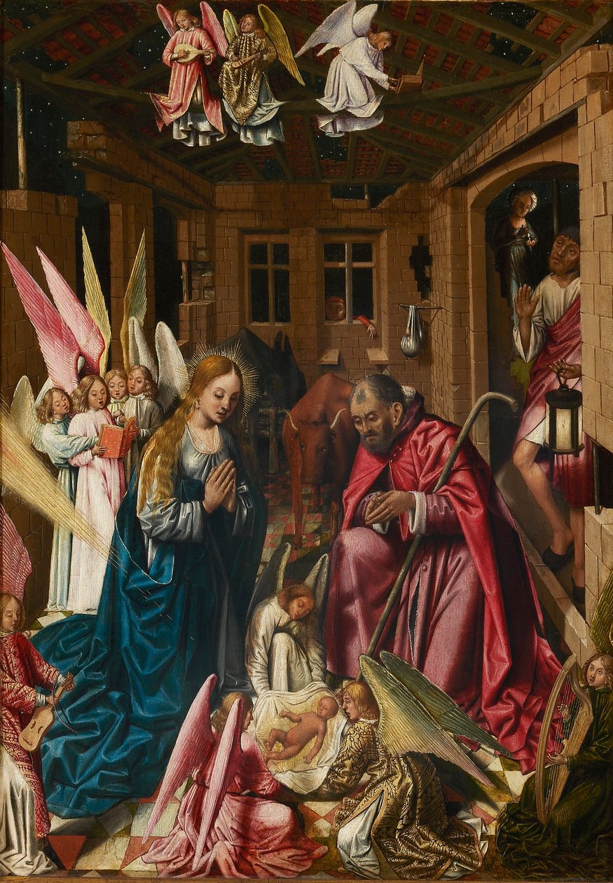 Narodzenia Pańskiego 1515-1530 . autorstwa Master of West Flanders