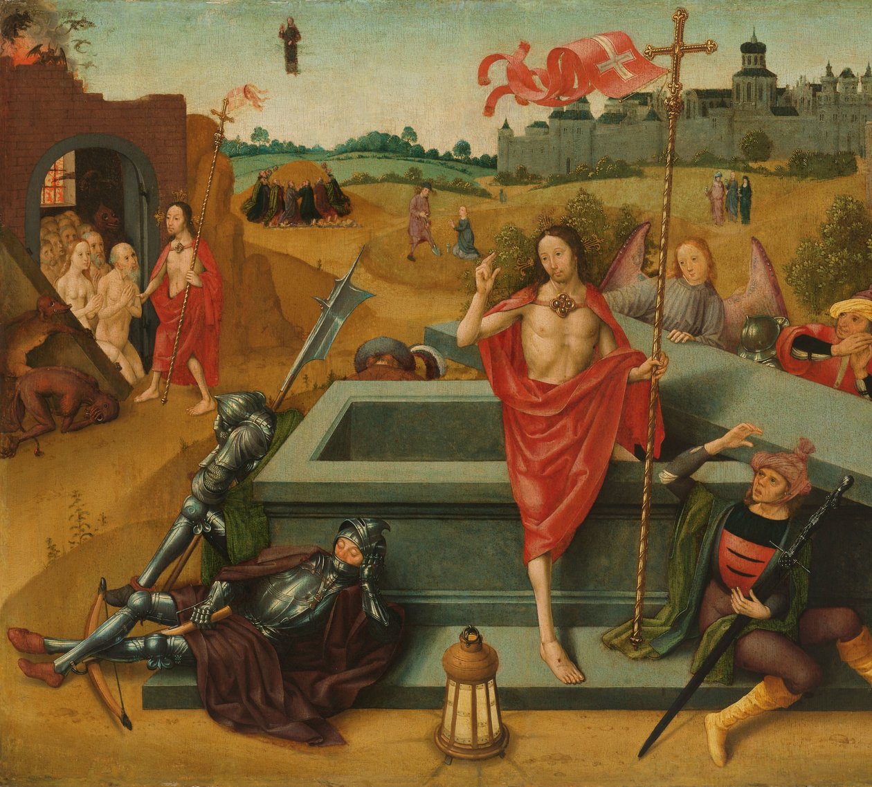 Zmartwychwstanie Chrystusa autorstwa Master of the Amsterdam Death of