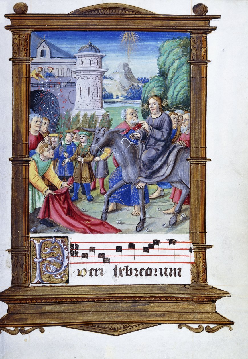 Wjazd do Jerozolimy autorstwa Master of the Anglo Hours