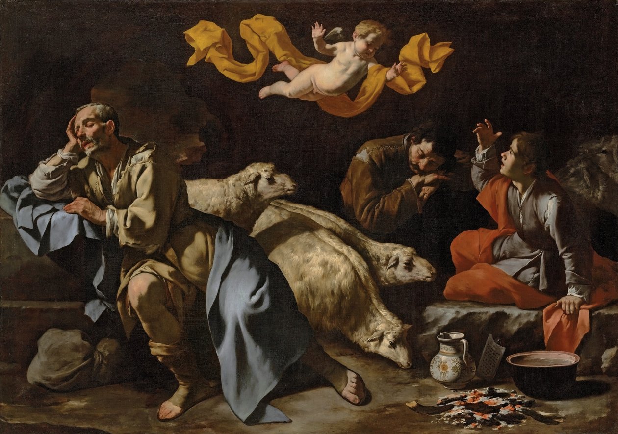 Zwiastowanie pasterzom autorstwa Master of the Annunciation to the Shepherds