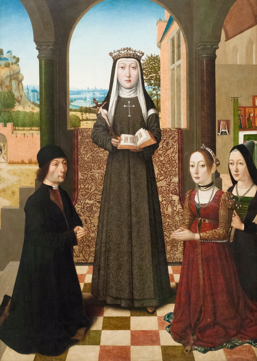 Święta Katarzyna Bolońska, około 1510 r autorstwa Master of the Baroncelli Portraits