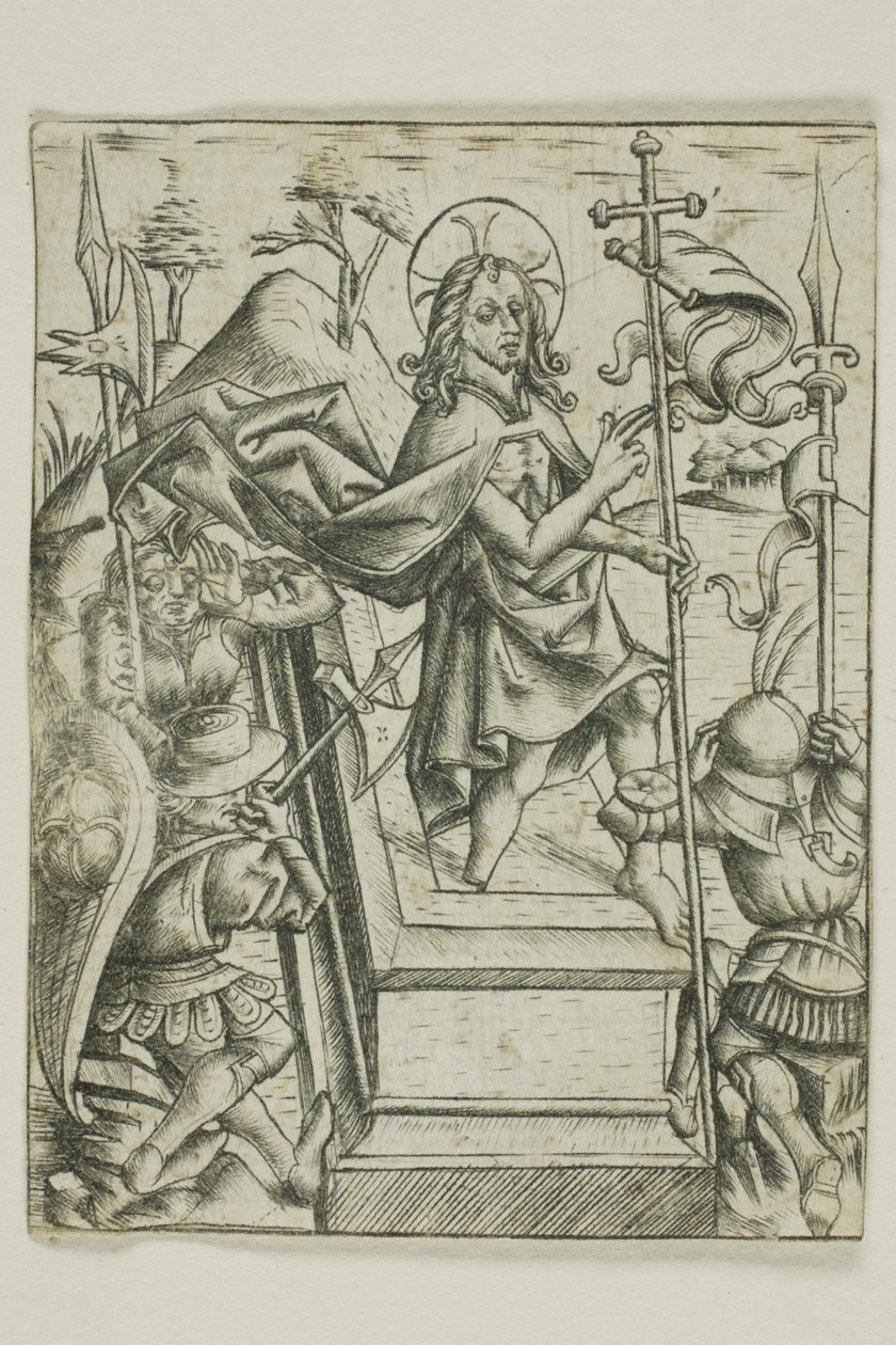 Zmartwychwstanie autorstwa Master of the Berlin Passion