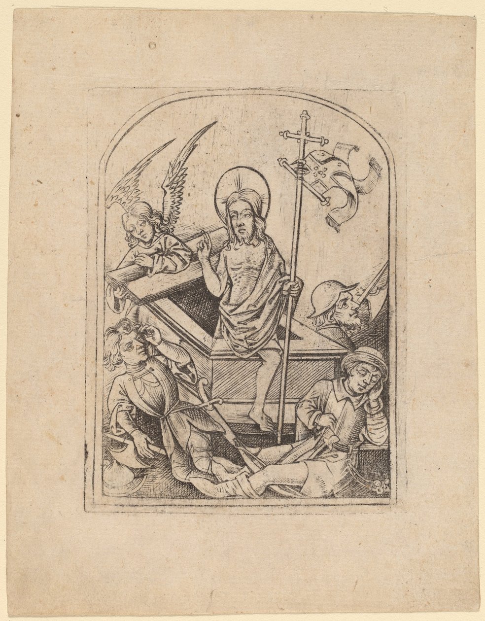 Zmartwychwstanie autorstwa Master of the Boccaccio Illustrations