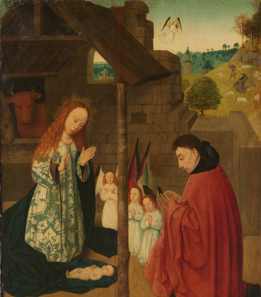 Narodziny Chrystusa autorstwa Master of the Brunswick Diptych