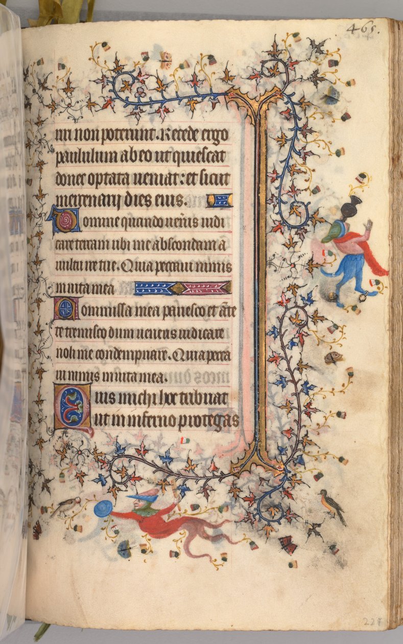 Godziny Karola Szlachetnego, króla Nawarry 1361-1425: fol. 227r, Tekst, c. 1405. autorstwa Master of the Brussels Initials and Associates