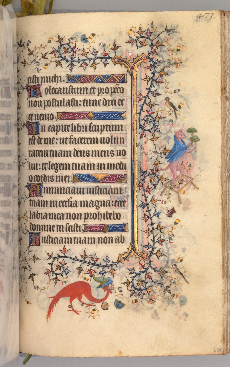 Godziny Karola Szlachetnego, króla Nawarry 1361-1425: fol. 231r, Tekst, c. 1405. autorstwa Master of the Brussels Initials and Associates