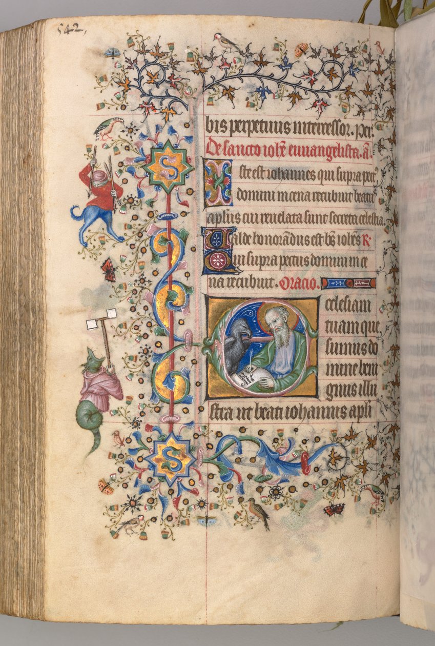 Godziny Karola Szlachetnego, króla Nawarry 1361-1425: fol. 265v, św. 1405 autorstwa Master of the Brussels Initials and Associates