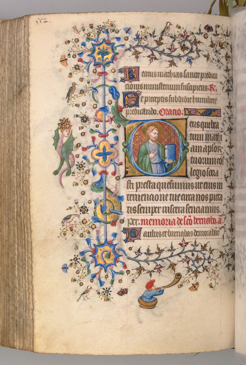 Godziny Karola Szlachetnego, króla Nawarry 1361-1425, , fol. 270v, św. 1405. autorstwa Master of the Brussels Initials and Associates