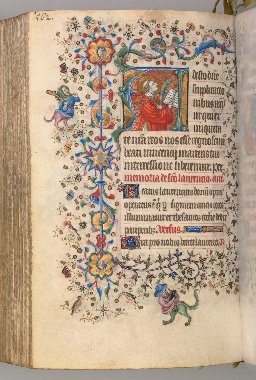 Godziny Karola Szlachetnego, króla Nawarry 1361-1425, fol. 275v, św. 1405. autorstwa Master of the Brussels Initials and Associates