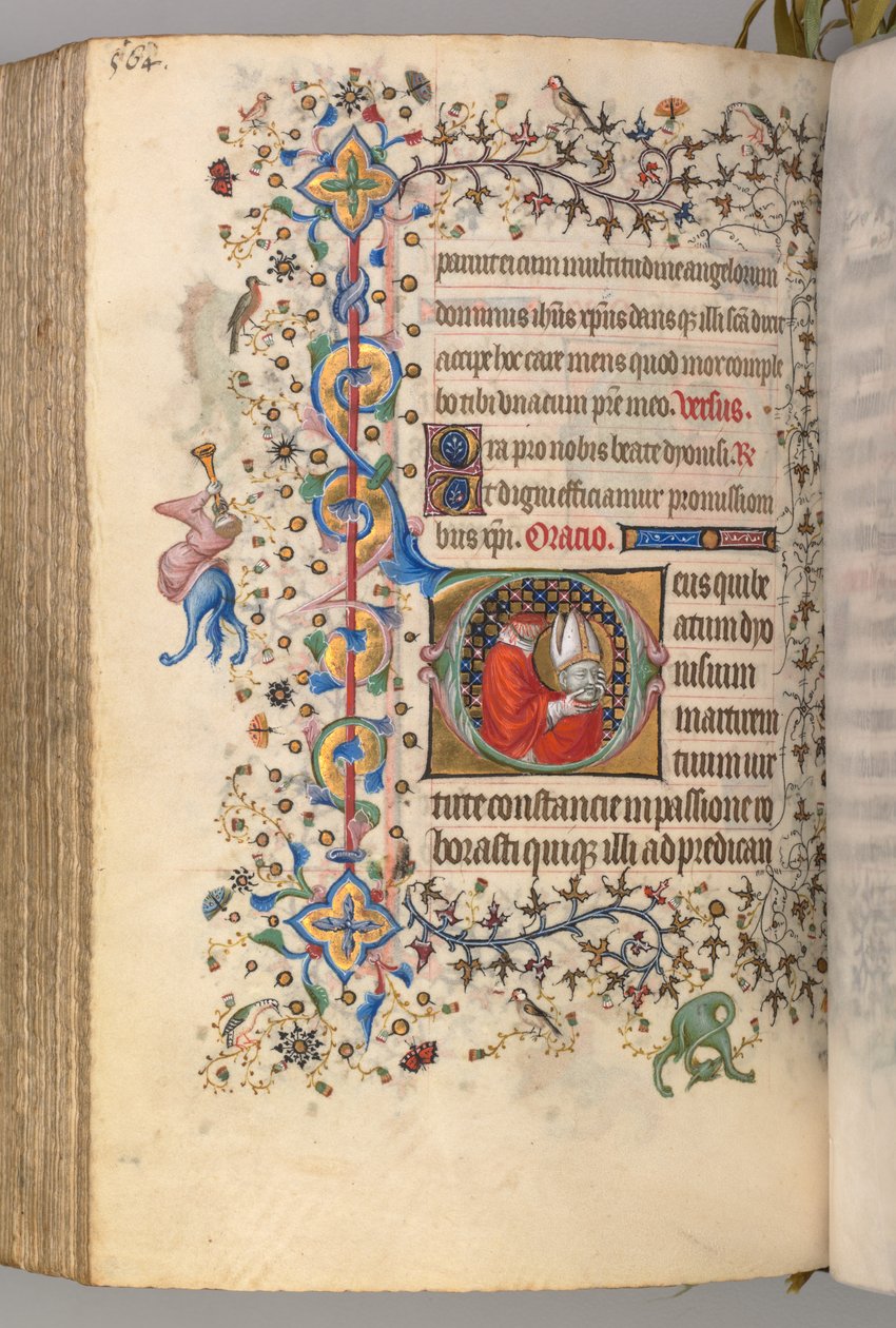 Godziny Karola Szlachetnego, króla Nawarry 1361-1425, fol. 276v, św. 1405. autorstwa Master of the Brussels Initials and Associates