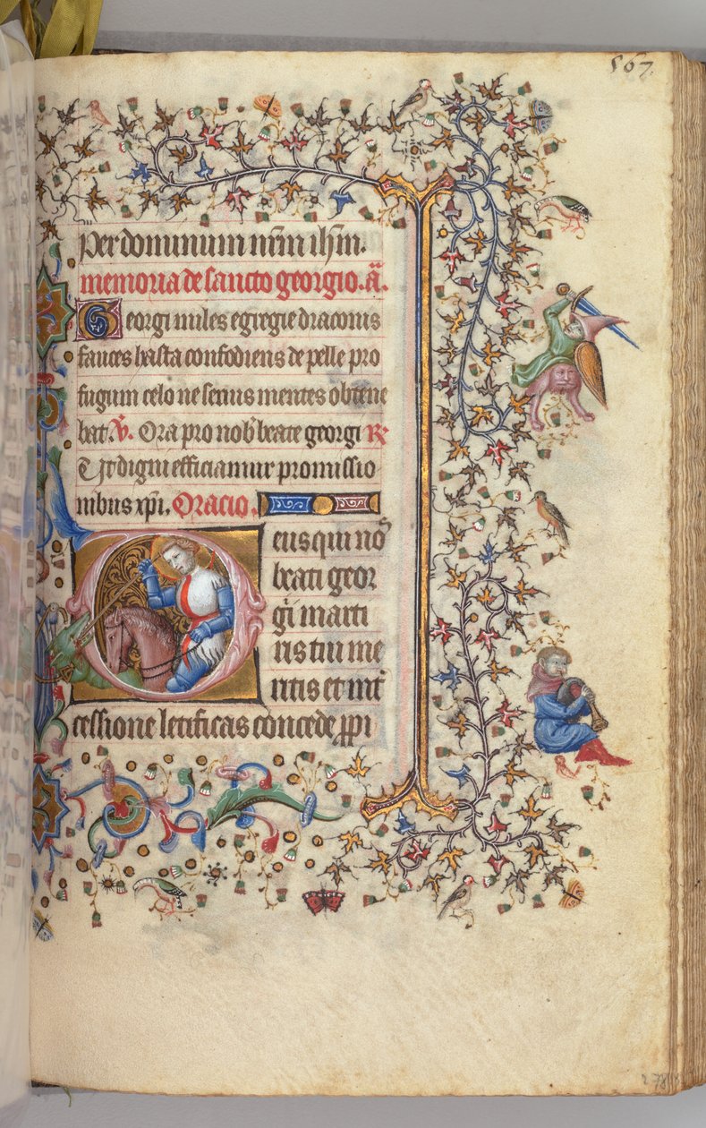 Godziny Karola Szlachetnego, króla Nawarry 1361-1425, fol. 278r, św. 1405. autorstwa Master of the Brussels Initials and Associates