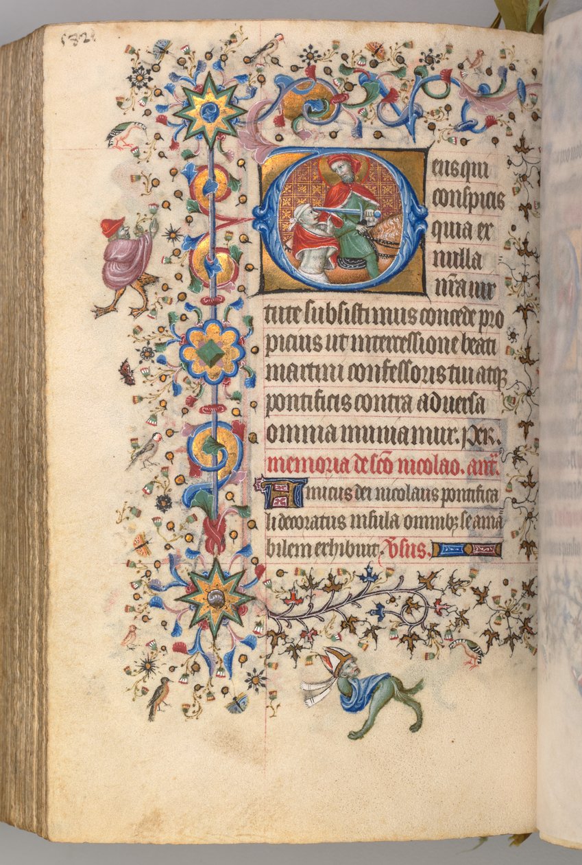 Godziny Karola Szlachetnego, króla Nawarry 1361-1425, fol. 285v, św. 1405. autorstwa Master of the Brussels Initials and Associates