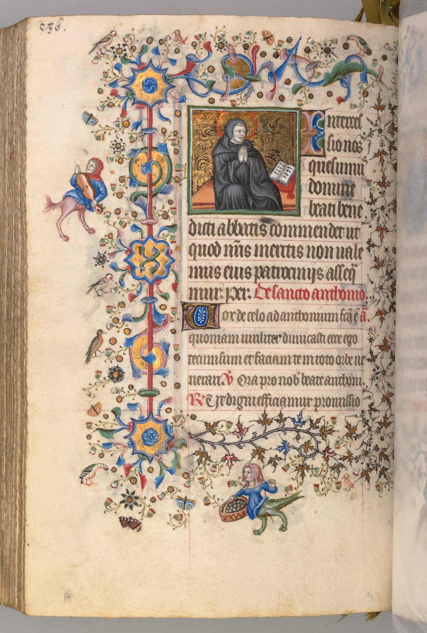 Godziny Karola Szlachetnego, króla Nawarry 1361-1425, fol. 287vr, św. 1405. autorstwa Master of the Brussels Initials and Associates