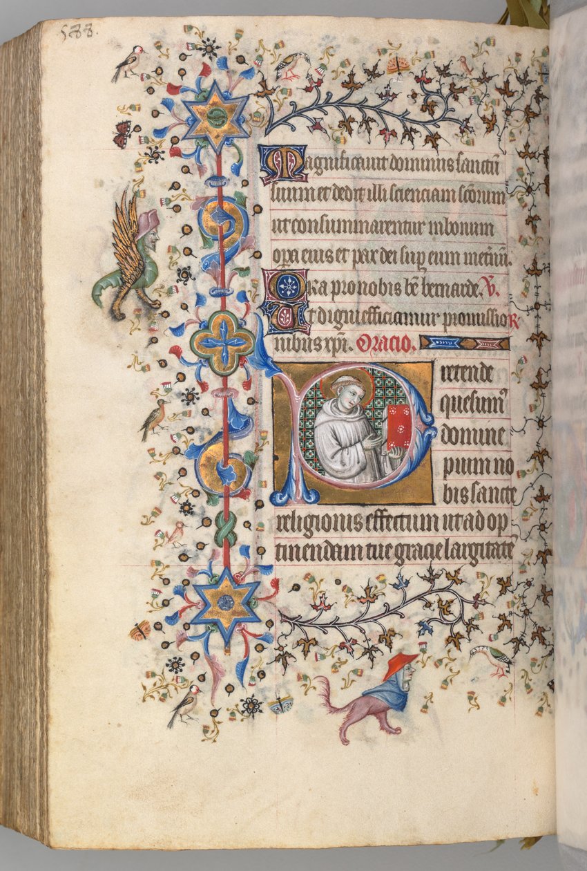 Godziny Karola Szlachetnego, króla Nawarry 1361-1425, fol. 288v, św. 1405. autorstwa Master of the Brussels Initials and Associates