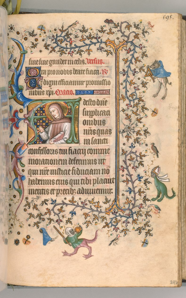 Godziny Karola Szlachetnego, króla Nawarry 1361-1425, fol. 292r, św. 1405. autorstwa Master of the Brussels Initials and Associates