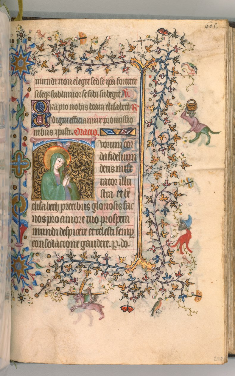 Godziny Karola Szlachetnego, króla Nawarry 1361-1425, fol. 297r, św. 1405. autorstwa Master of the Brussels Initials and Associates