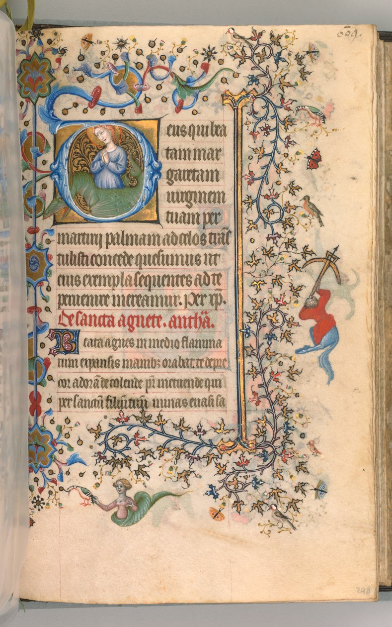 Godziny Karola Szlachetnego, króla Nawarry 1361-1425, fol. 299a, św. 1405. autorstwa Master of the Brussels Initials and Associates