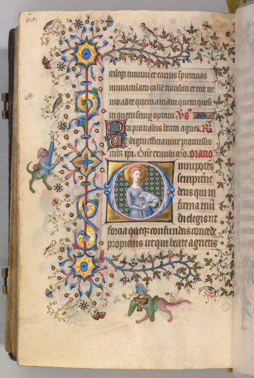Godziny Karola Szlachetnego, króla Nawarry 1361-1425, fol. 299v, św. 1405. autorstwa Master of the Brussels Initials and Associates