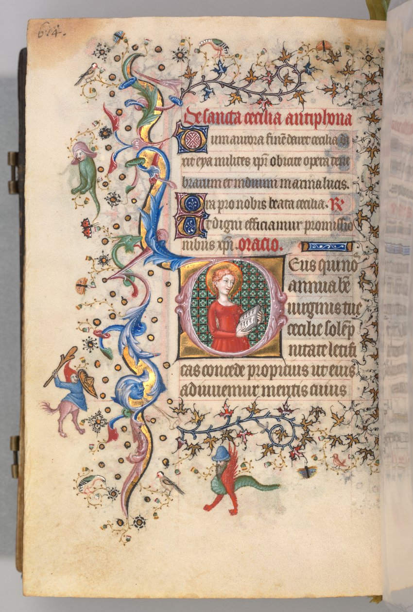 Godziny Karola Szlachetnego, króla Nawarry 1361-1425, fol. 301v, św. 1405. autorstwa Master of the Brussels Initials and Associates