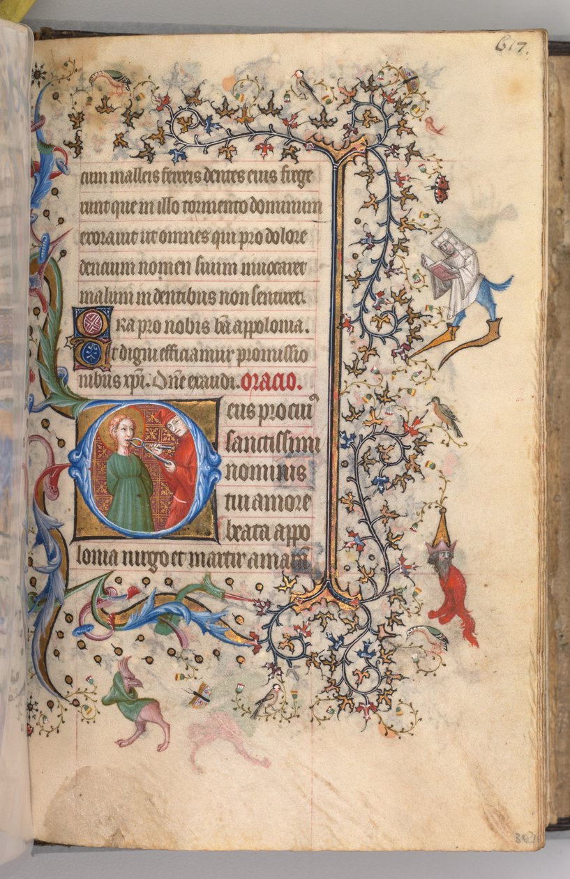 Godziny Karola Szlachetnego, króla Nawarry 1361-1425, fol. 303r, św. 1405. autorstwa Master of the Brussels Initials and Associates
