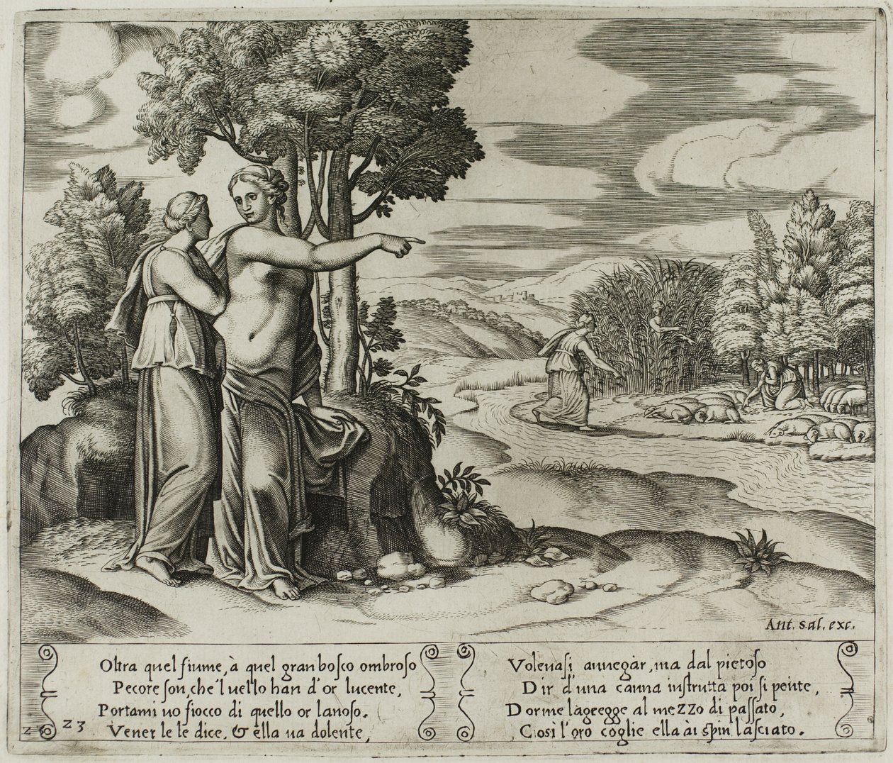 Psyche będzie szukać złotej wełny autorstwa Master of the Die