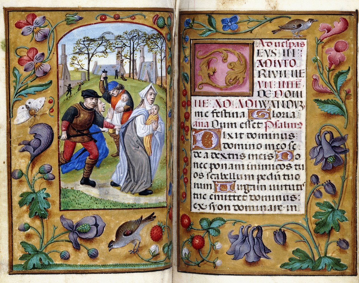 Masakra niewinnych, ok. 1490 autorstwa Master of the Dresden Prayer Book